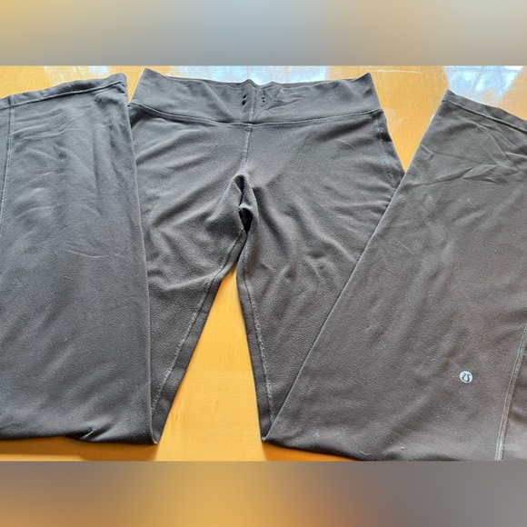 Lulu Lemon 🍋 long think Chocolate pants sz 10 - Picture 9 of 9